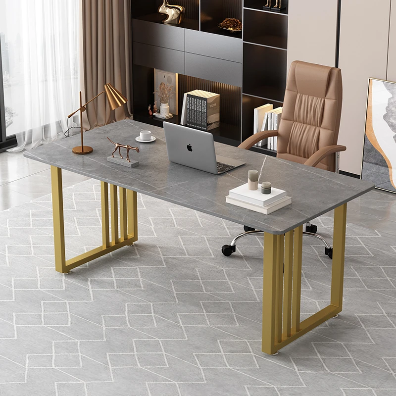 L Shaped Desk Setup - โต๊ะคอมพิวเตอร์สำหรับเล่นเกม โต๊ะอ่านหนังสือสำหรับนักเรียน อุปกรณ์สำนักงาน โต๊ะวางจอภาพ ขาตั้งจอ โต๊ะคอนโซล