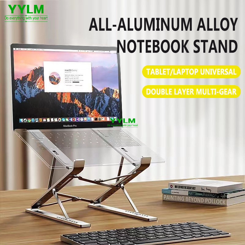 Desk Setup Pink - YYLM ใหม่ N8 ขาตั้งแล็ปท็อปแบบปรับได้อลูมิเนียมสําหรับ MacBook แท็บเล็ตโน้ตบุ๊คตาราง