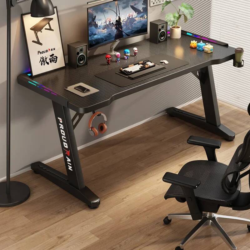 L Shaped Desk Setup - โต๊ะทำงาน คอนโซลเกม คอมพิวเตอร์พีซี โน๊ตบุ๊ค คอมพิวเตอร์ กาแฟ