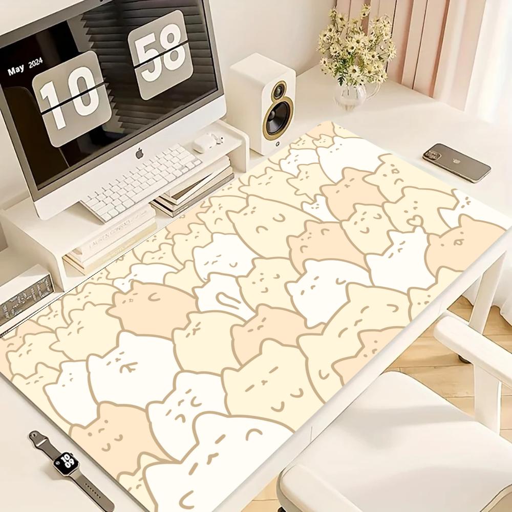 แผ่นรองเมาส์สำหรับเล่นเกม, แผ่ - Desk Setup Pink บทวิจารณ์และราคา