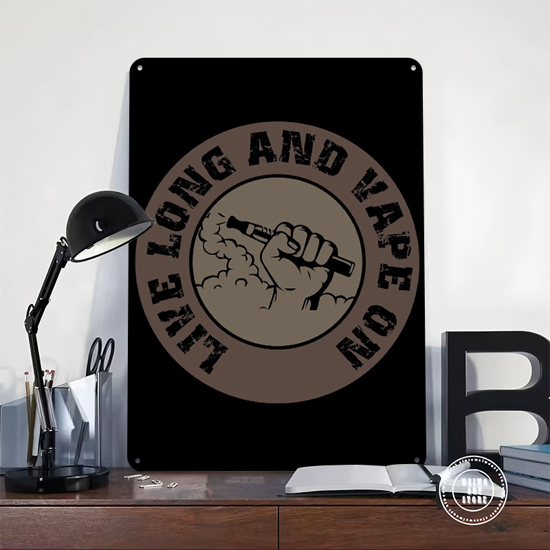 ป้ายโลหะดีไซน์วินเทจสำหรับตกแต - Desk Room Setup บทวิจารณ์และราคา