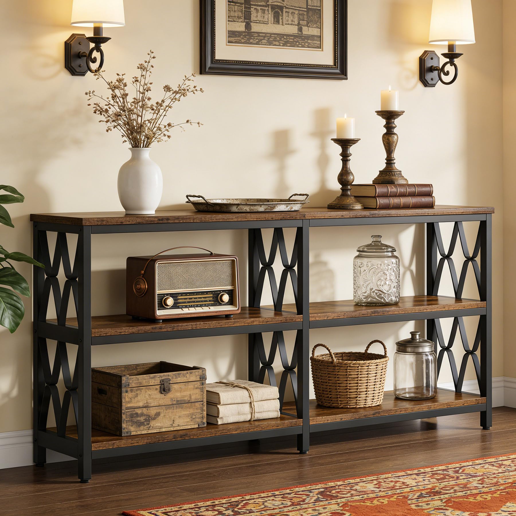 โต๊ะคอนโซล Tribesigns ขนาด 71  - Desk Setup Minimalist บทวิจารณ์และราคา