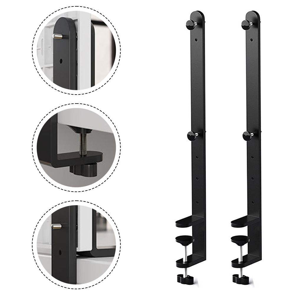 2 ชิ้นขยายโต๊ะหนีบ Nailless Pe - Desk Room Setup บทวิจารณ์และราคา