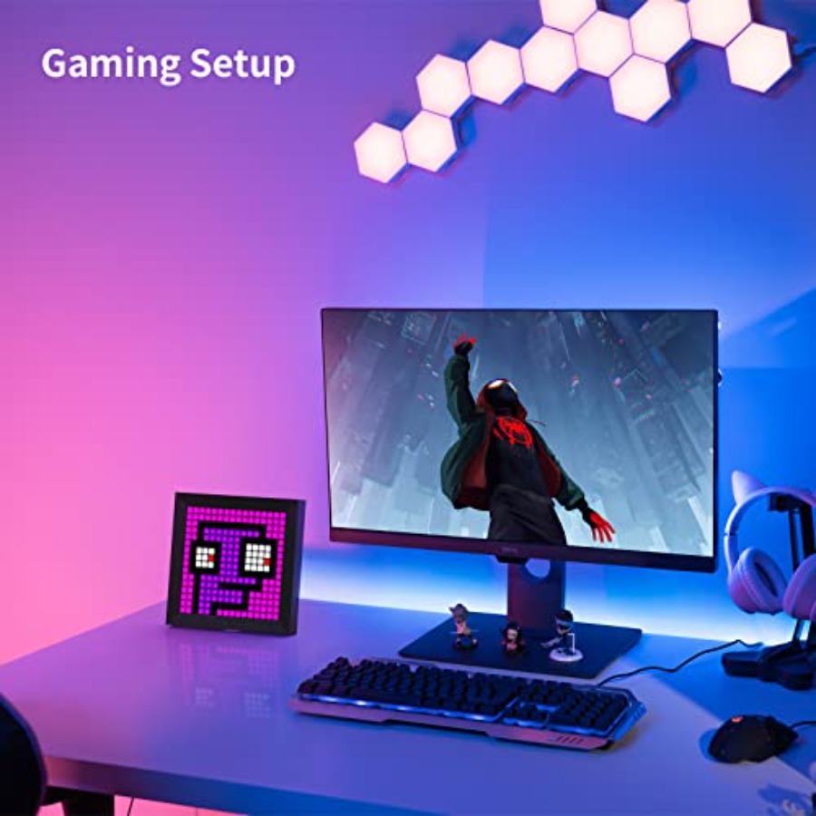 แผงแสดงผลพิกเซลไฟ LED เหมาะสำห - Desk Setup With Tv บทวิจารณ์และราคา