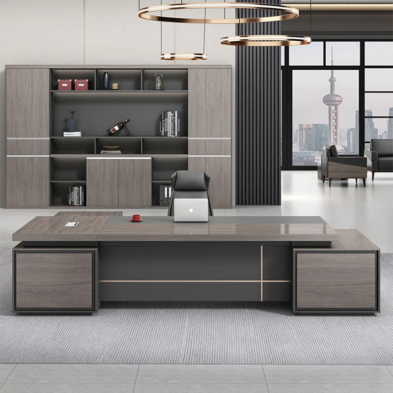 โต๊ะหรูหราเก็บรูปตัว L ยุโรปกา - L Shaped Desk Setup บทวิจารณ์และราคา