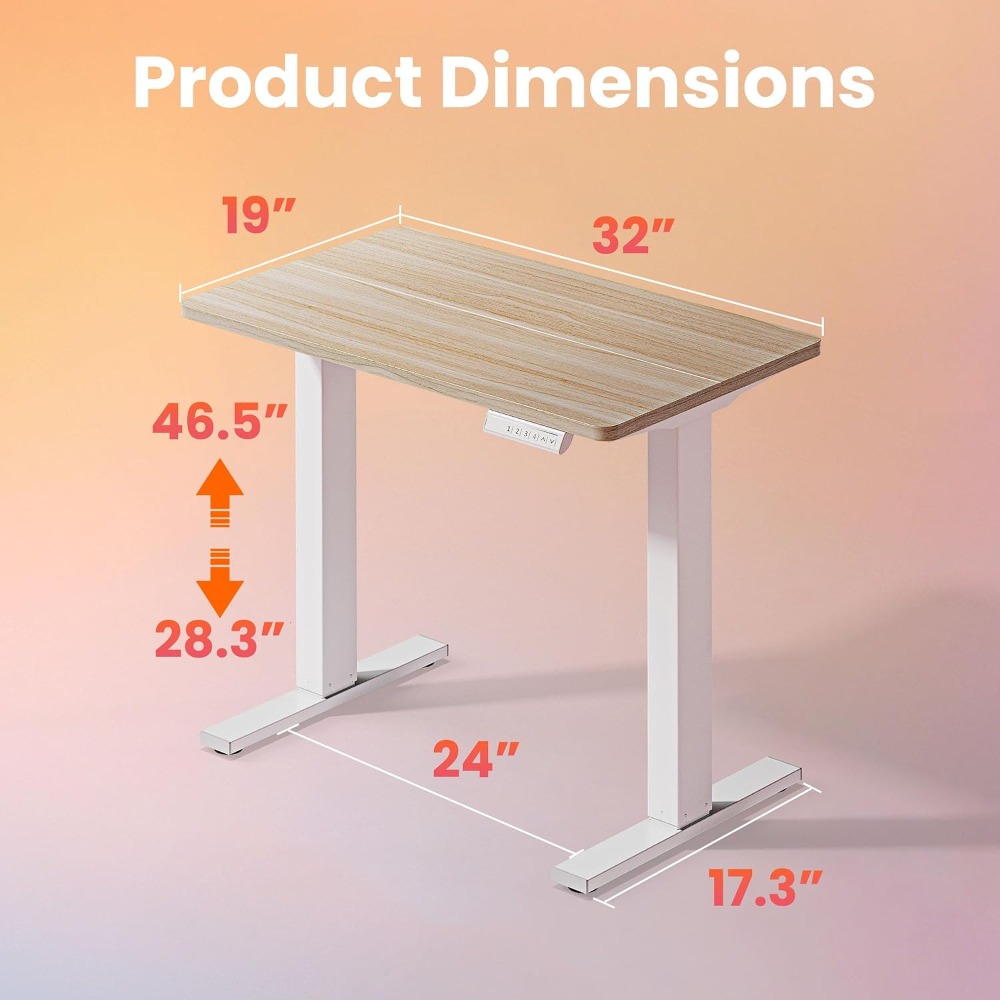 โต๊ะทำงานไฟฟ้าขนาดเล็ก ปรับระด - L Shaped Desk Setup บทวิจารณ์และราคา