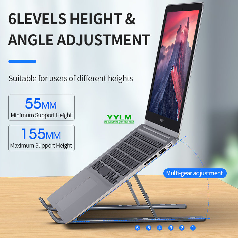 YYLM N3 ขาตั้งแล็ปท็อปแบบพกพาอ - Desk Setup Pink บทวิจารณ์และราคา