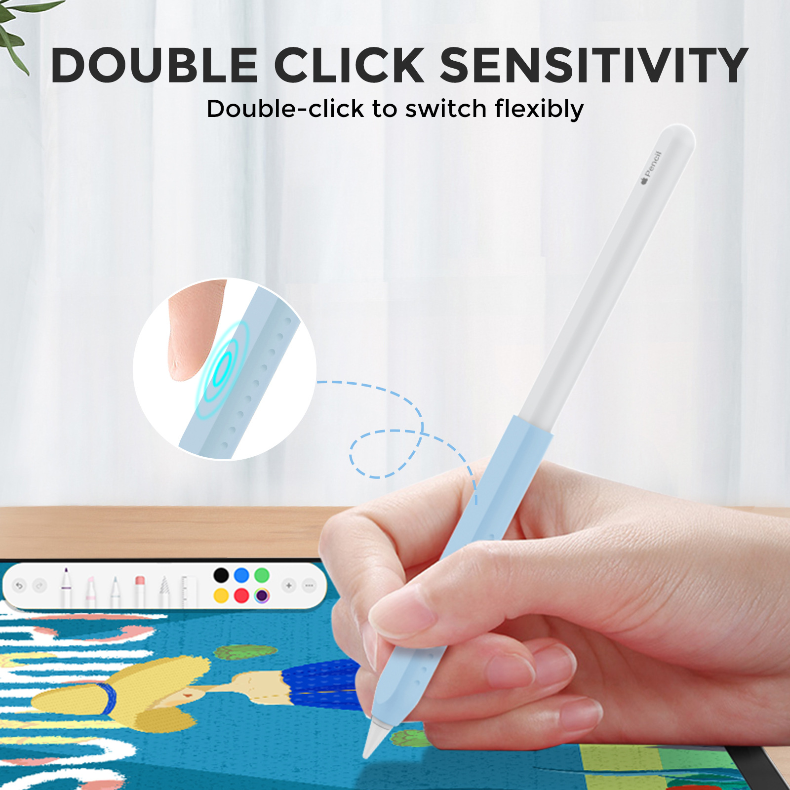 1PC ฝาครอบสไตลัสสําหรับ Apple  - Pen Cup Magnetic บทวิจารณ์และราคา