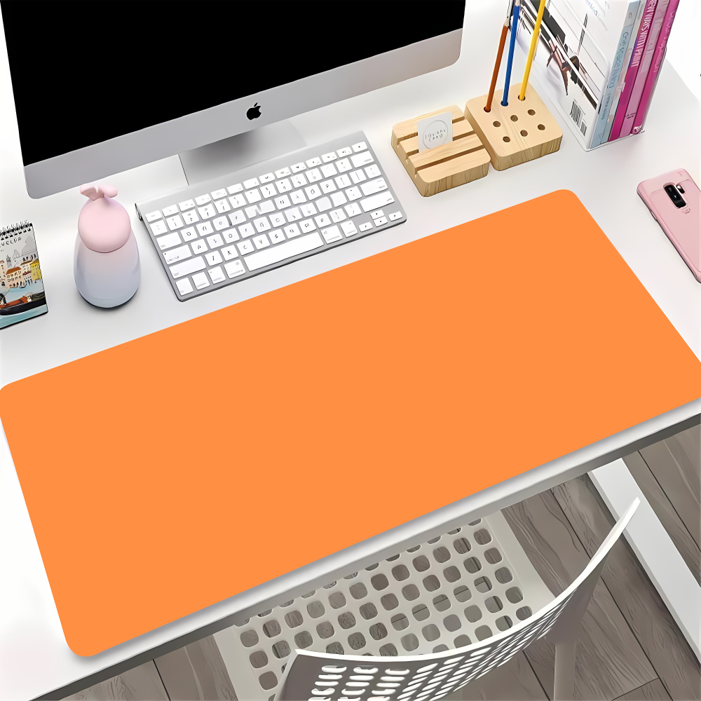 สีทึบ Gaming Mouse Pad Gamer ถ - Desk Setup Pink บทวิจารณ์และราคา