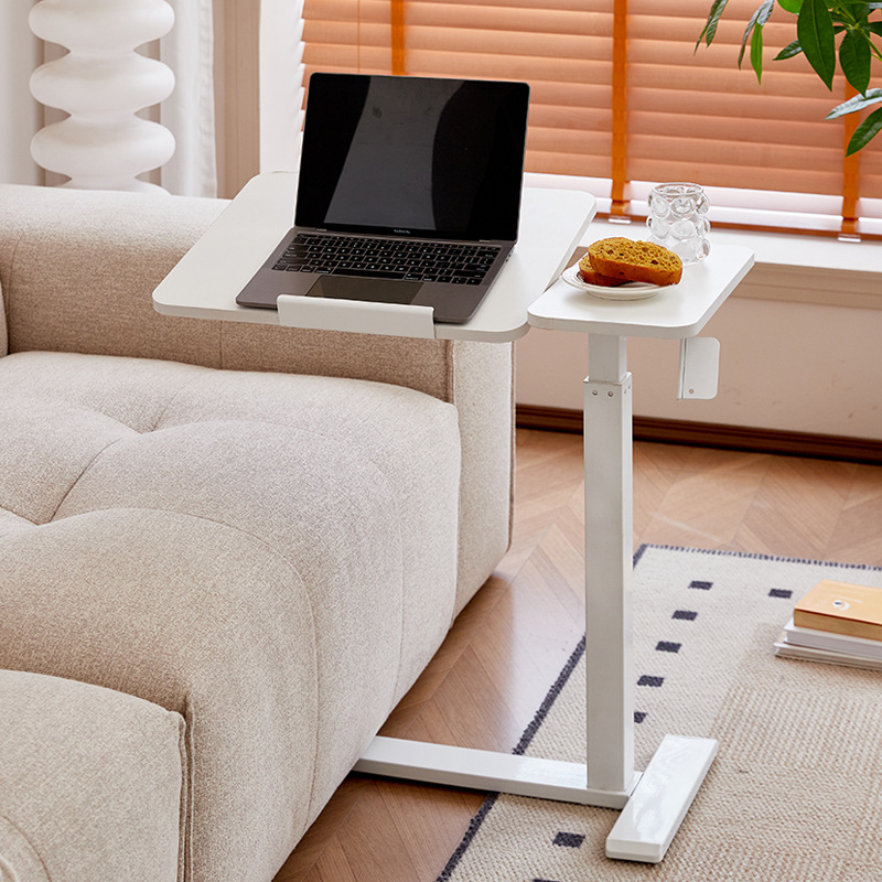 โต๊ะข้างเตียงปรับระดับความสูงไ - L Shaped Desk Setup บทวิจารณ์และราคา