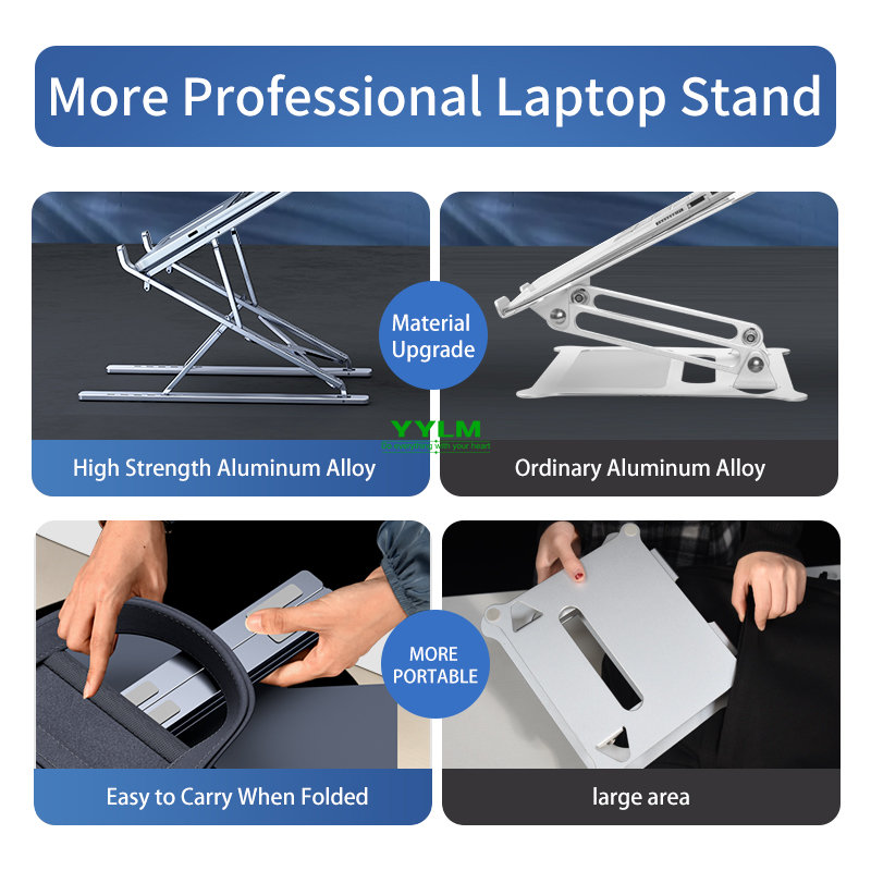 YYLM ใหม่ N8 ขาตั้งแล็ปท็อปแบบ - Desk Setup Pink บทวิจารณ์และราคา