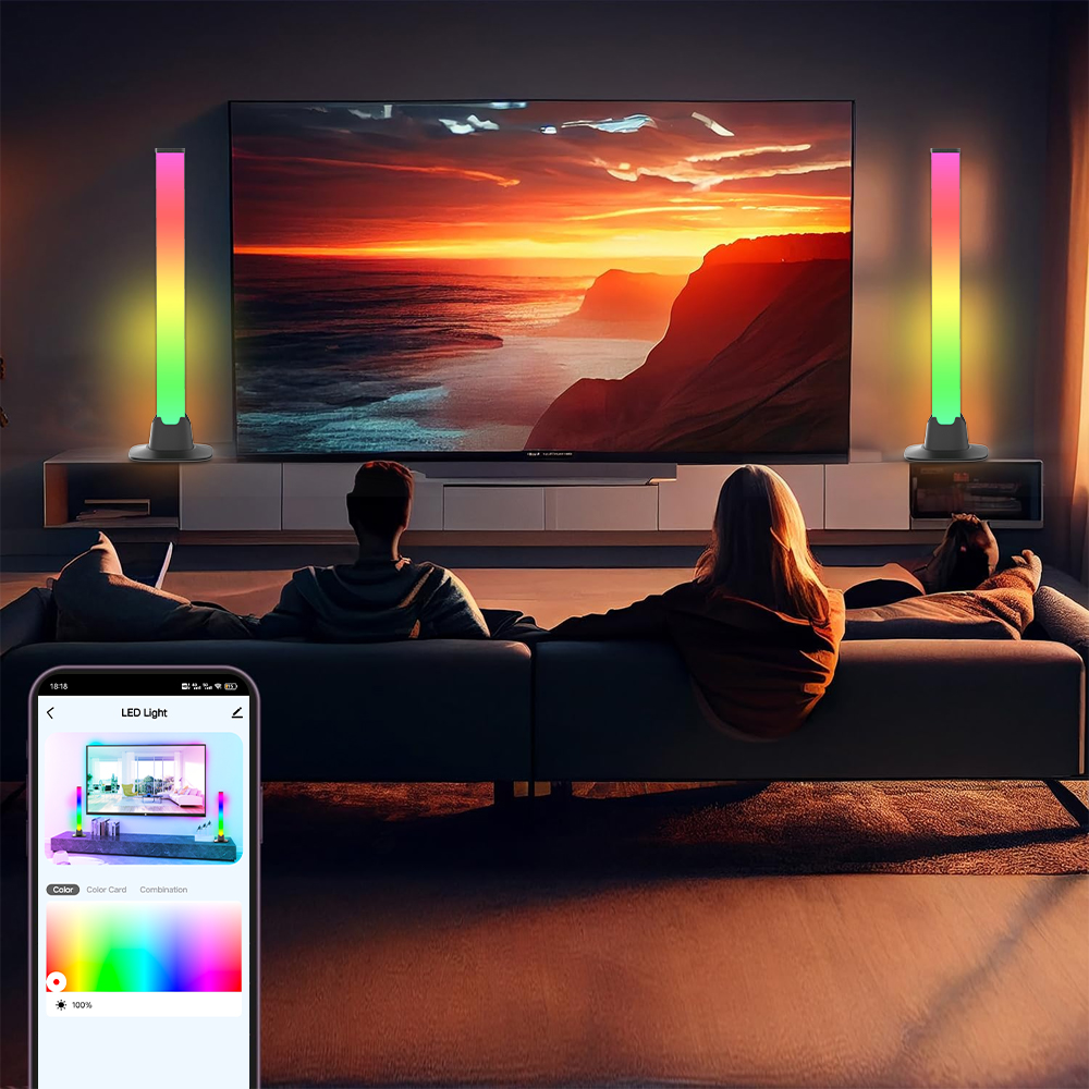 ไฟ LED RGB บาร์บลูทูธ ตั้งค่าแ - Desk Setup With Tv บทวิจารณ์และราคา