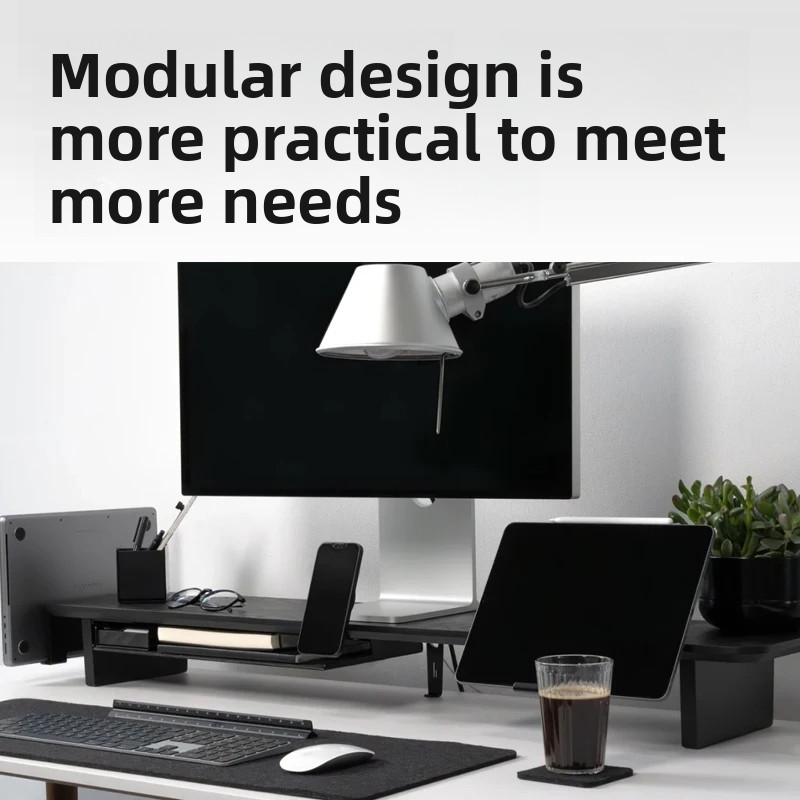 แท่นวางจอคอมพิวเตอร์ไม้จริง ชั - Desk Room Setup บทวิจารณ์และราคา