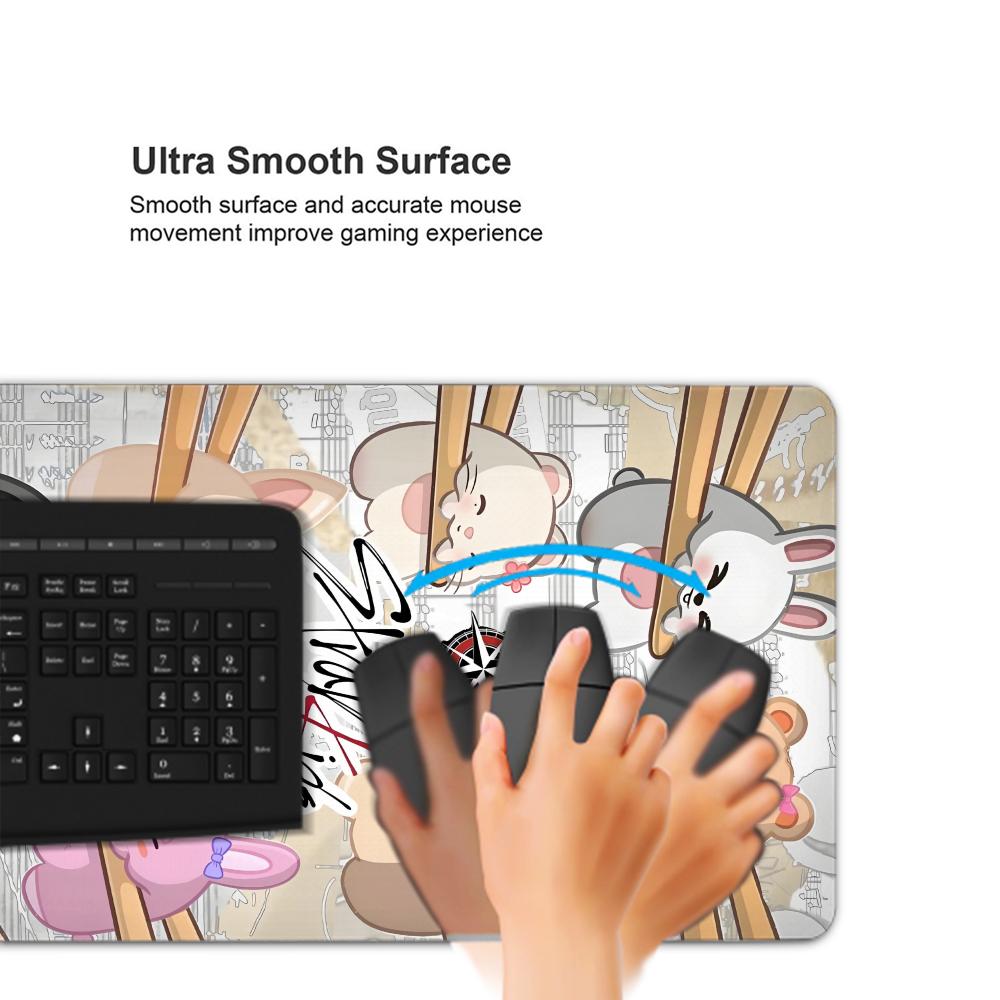 แผ่นรองเมาส์สำหรับเล่นเกมขนาดใ - Desk Setup Kpop บทวิจารณ์และราคา