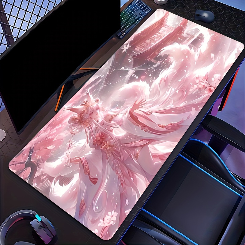 แผ่นรองเมาส์ลายอนิเมะสาวจิ้งจอ - Desk Setup Pink บทวิจารณ์และราคา