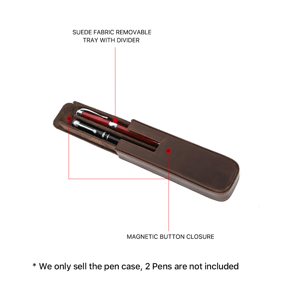 ซองใส่ปากกาหนังแท้ CONTACT'S F - Pen Cup Magnetic บทวิจารณ์และราคา