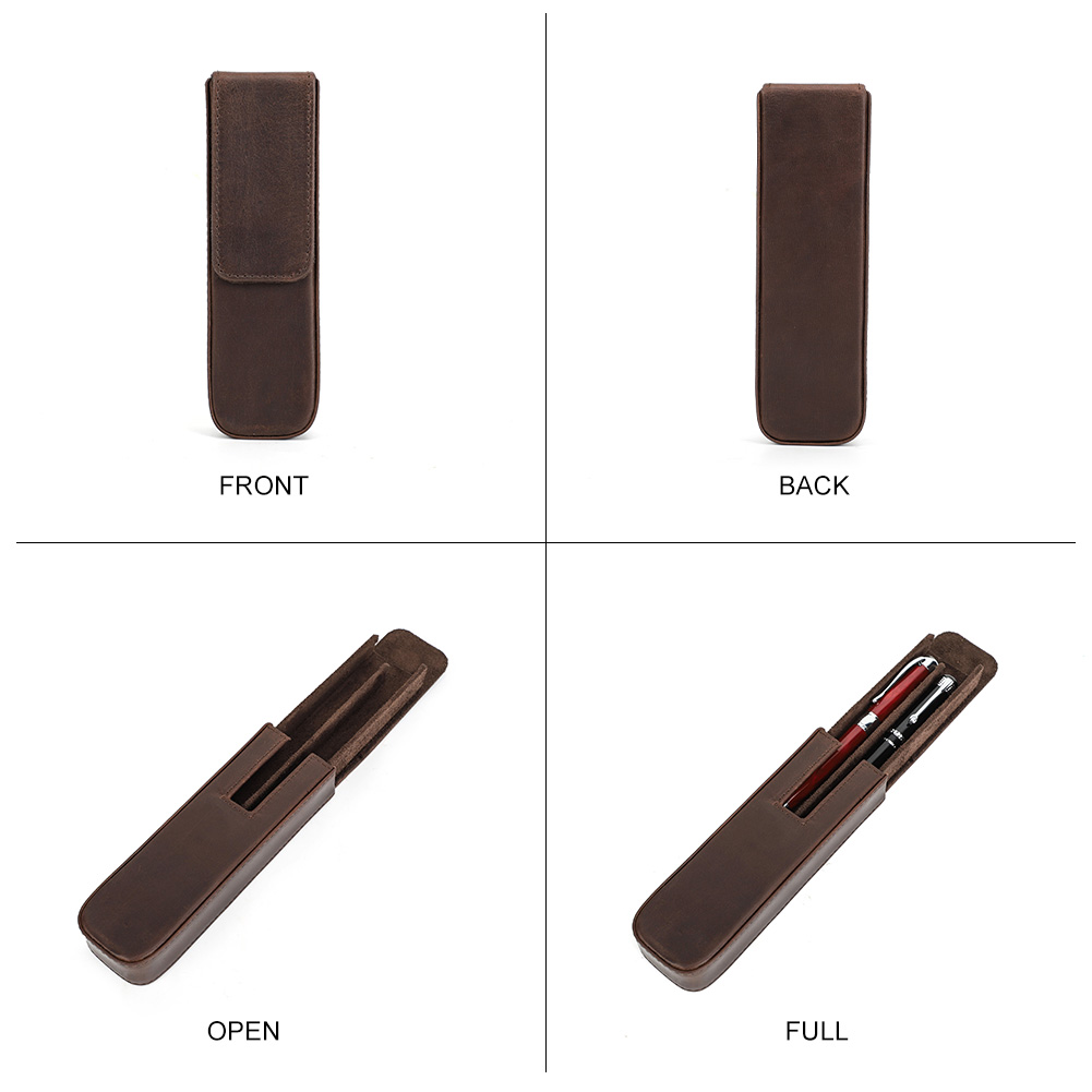 ซองใส่ปากกาหนังแท้ CONTACT'S F - Pen Cup Magnetic บทวิจารณ์และราคา