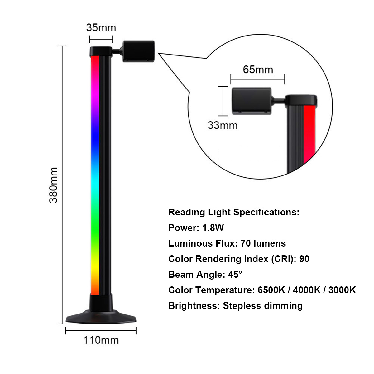 ไฟ LED RGB อัจฉริยะ ควบคุมผ่าน - Desk Setup With Tv บทวิจารณ์และราคา