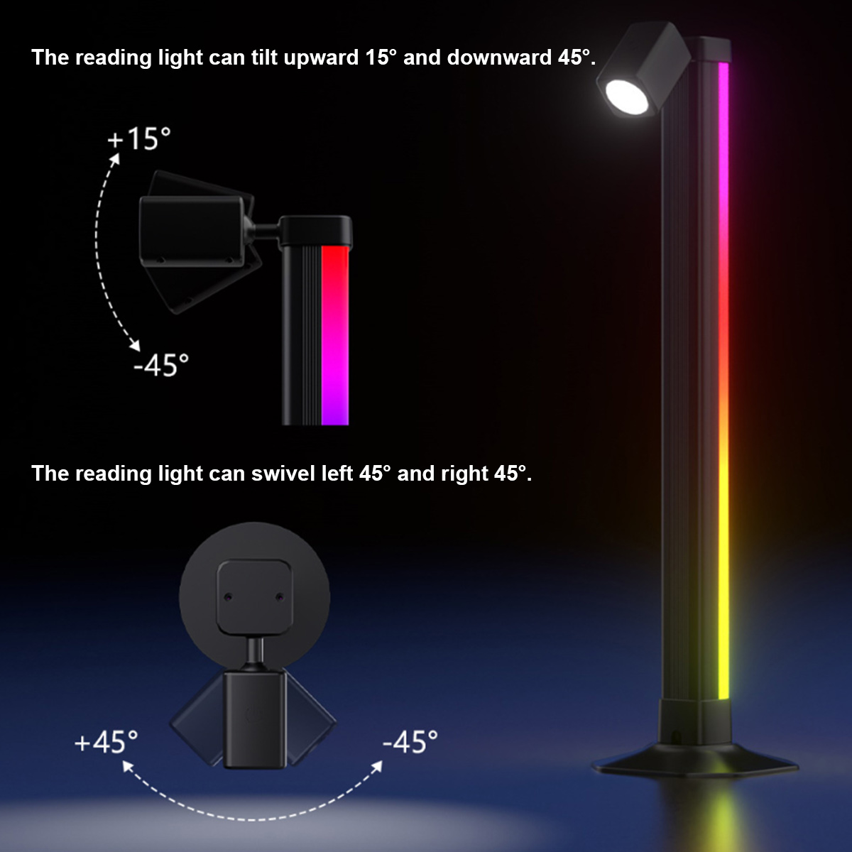 ไฟ LED RGB อัจฉริยะ ควบคุมผ่าน - Desk Setup With Tv บทวิจารณ์และราคา