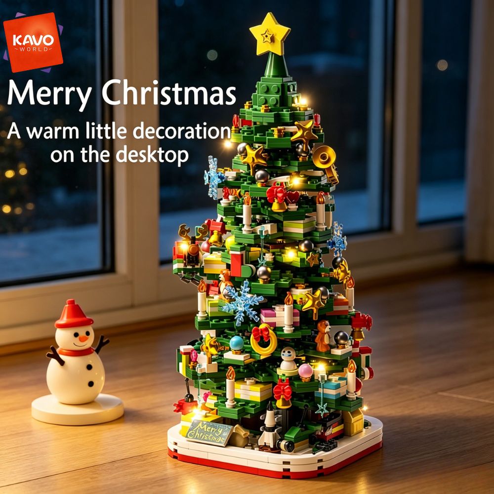 KAVOWORLD ชุดตัวต่อต้นคริสต์มา - Desk Setup Needs บทวิจารณ์และราคา